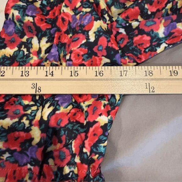 NEW! O.P.T. Cade Floral Wrap Dress One Pretty Thing Lined Puff Sleeve Size XS - Picture 11 of 13